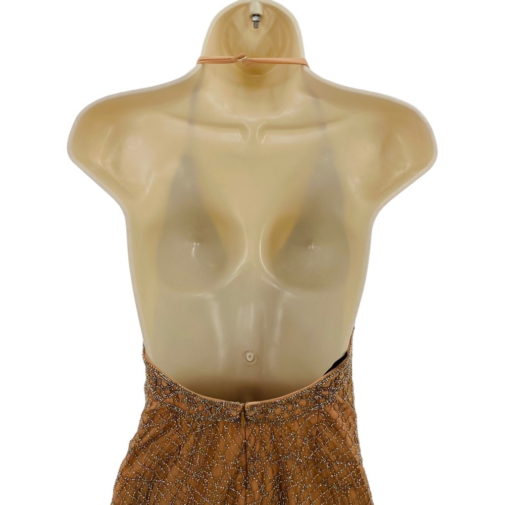 NBD Beige Sequin Mini Dress - Picture 8 of 10